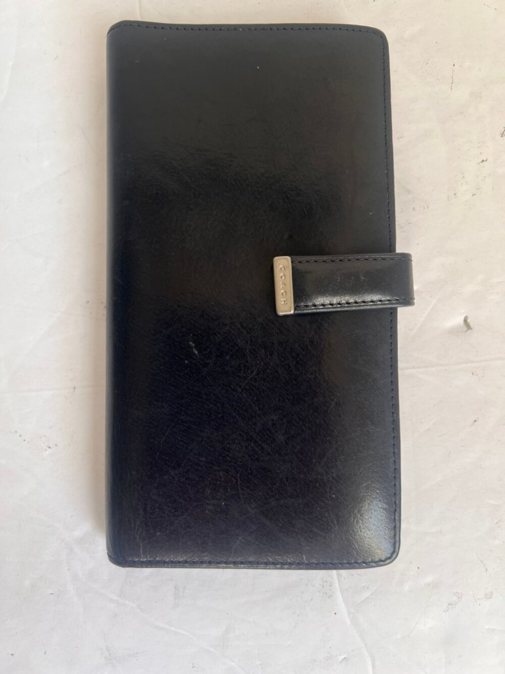 VINTAGE COACH 90'S LEXINGTON WALLET KISS LOCK LEAATHER